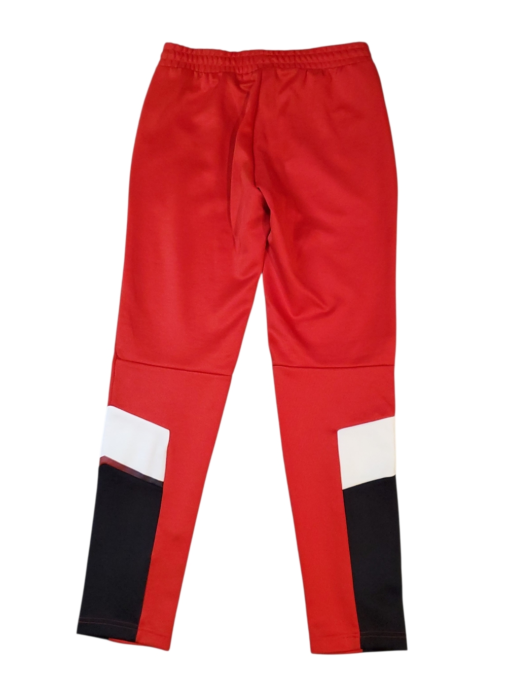 Puma X Ferrari Red Track Pants Mens Size Medium Black and White Panels - Picture 7 of 13